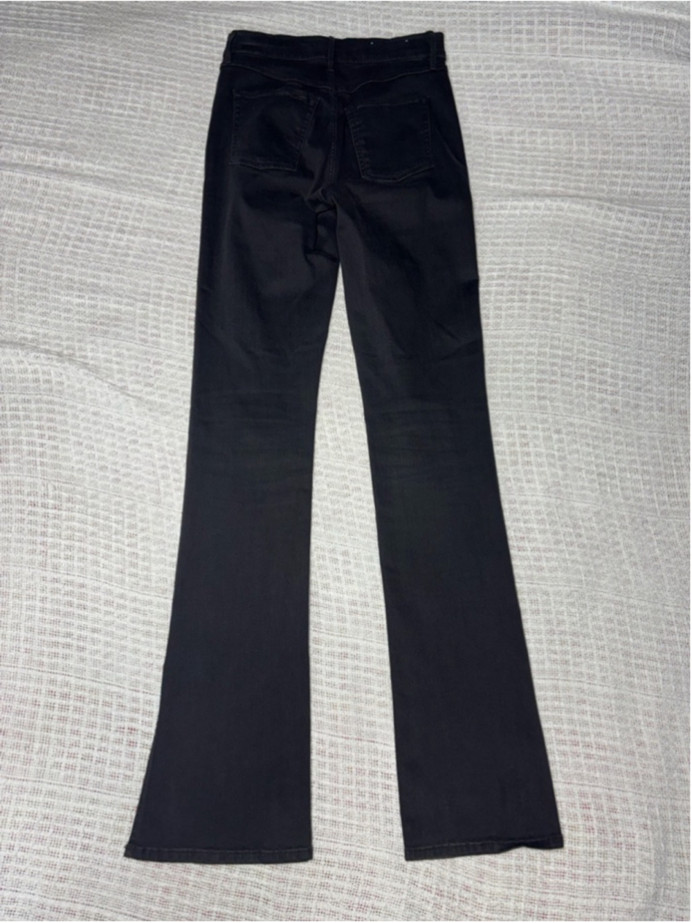 3X1 NYC Black Split Hem Bell Bottom Flare Denim Jeans Size 25 GUC - Picture 8 of 11